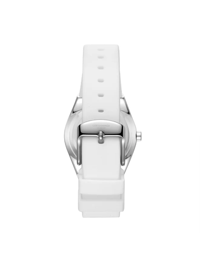 لي كوبر Women's Silicone Analog Watch LC07937.336 - 34 mm