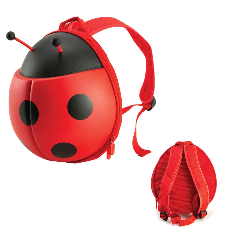 KIDDIETOTES Ladybug Backpack for Toddlers, Children, Perfect for Daycare, Preschool, Kindergarten, Elementary School - Image 1