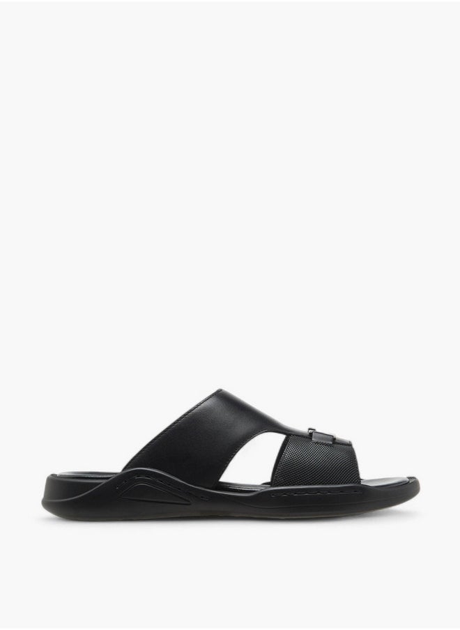 DUCHINI Men's Solid Slip-On Sandals  - Image 3
