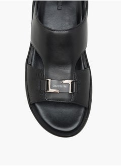 DUCHINI Men's Solid Slip-On Sandals  - Image 2