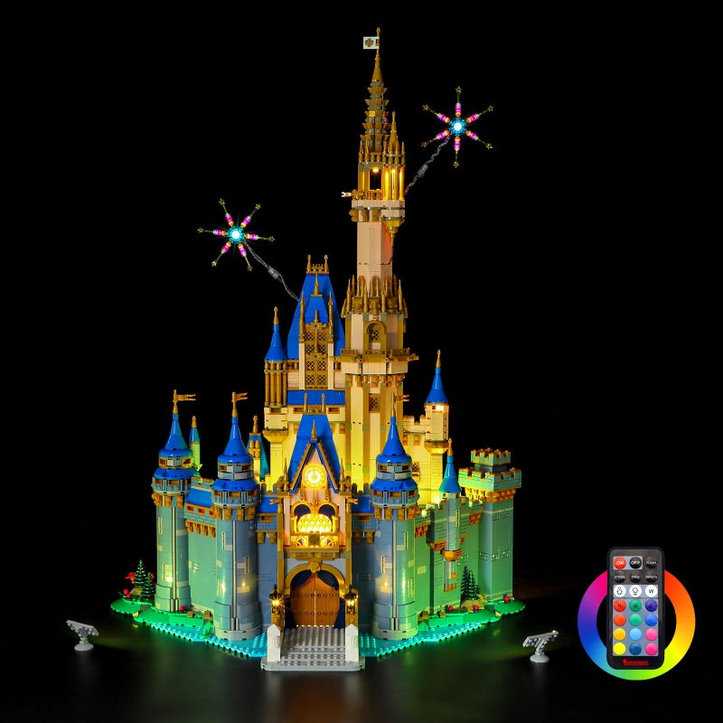 BRIKSMAX Led Lighting Kit for LEGO43222 Disney CastleRemote Control Version  Compatible with Lego Disney Building Blocks Model Not Include Lego Set - Image 2