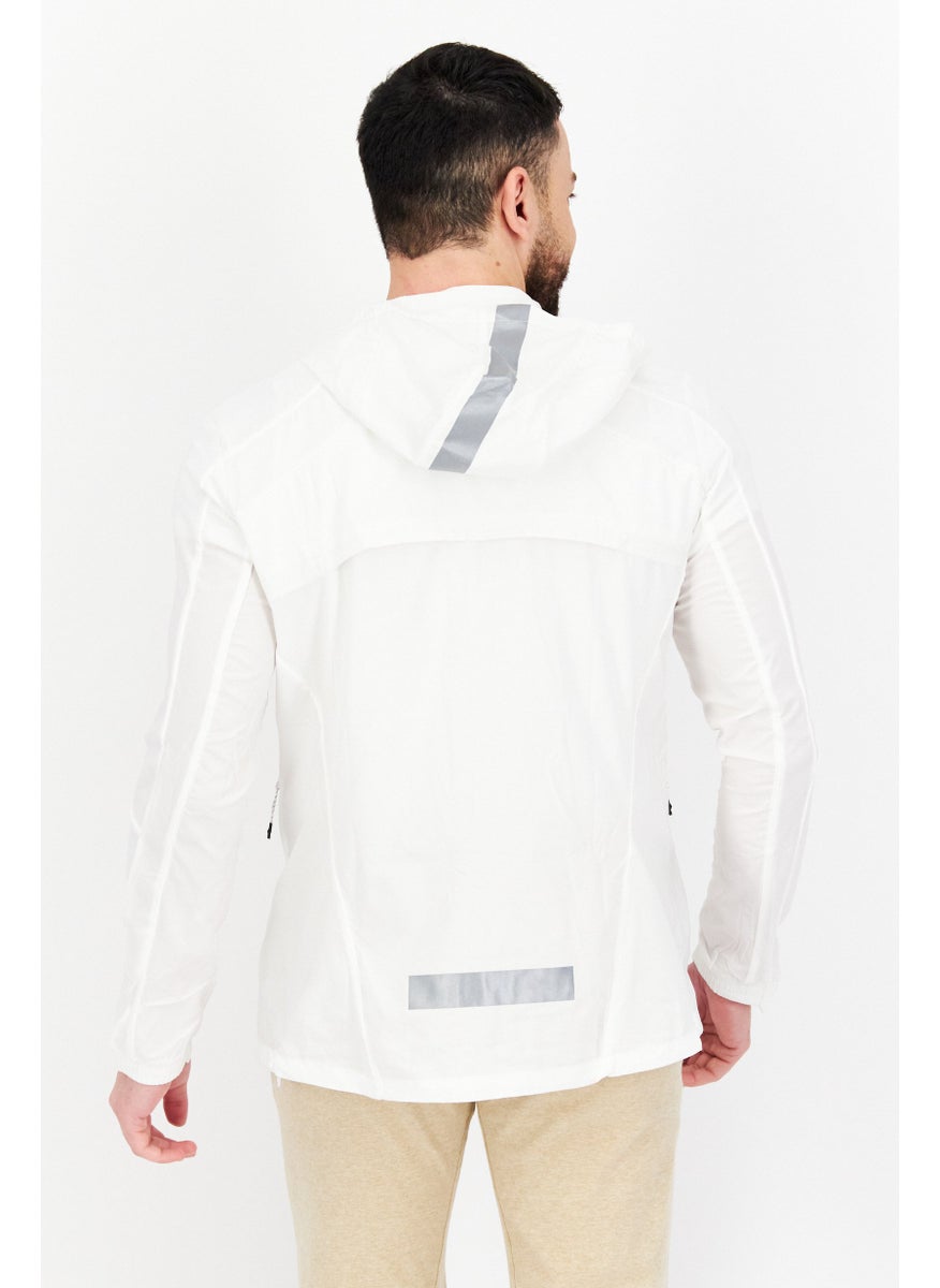 Men Sportswear Fit Long Sleeves Outdoor Jacket, White - pzsku/ZE3F1AFBEB0F6B0AB71D5Z/45/_/1724350874/b9539b23-f4b3-4fc8-91bf-e4323a2877e6