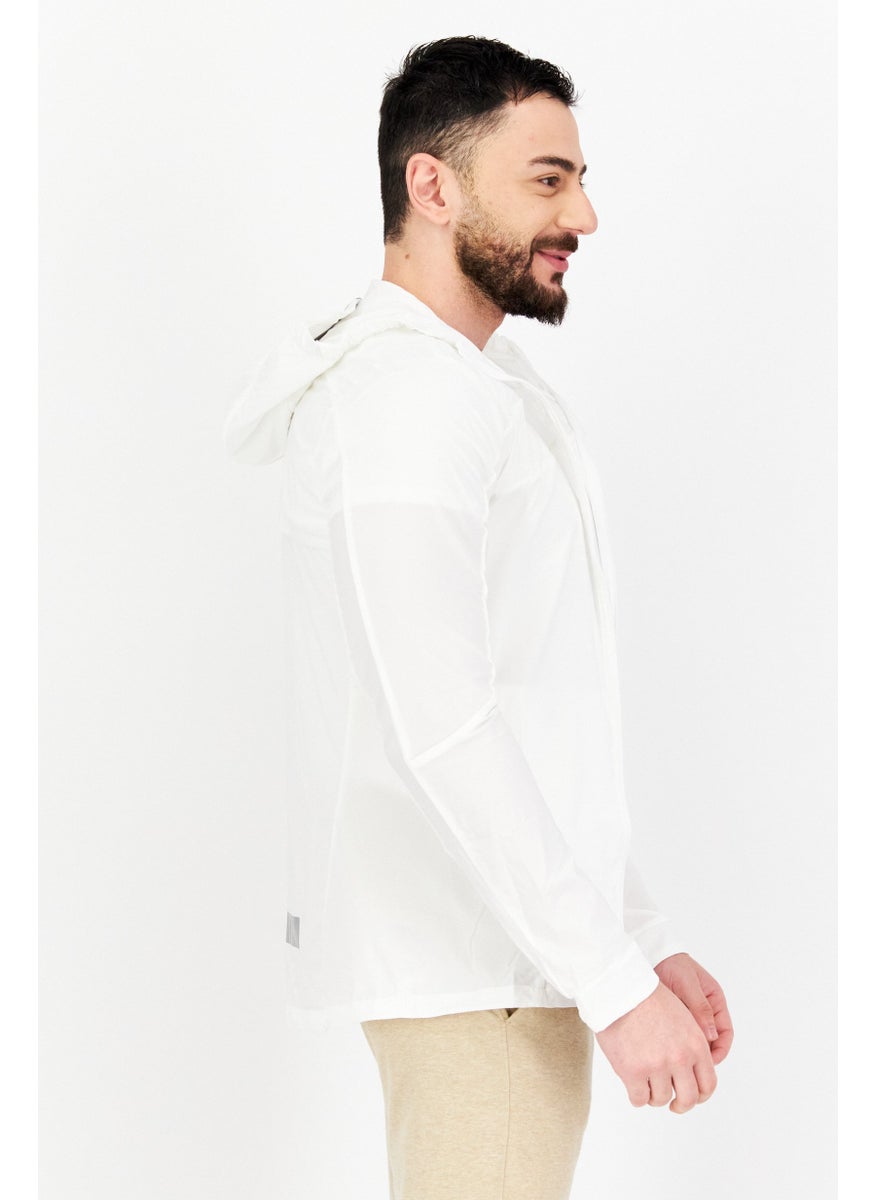 Men Sportswear Fit Long Sleeves Outdoor Jacket, White - pzsku/ZE3F1AFBEB0F6B0AB71D5Z/45/_/1724350876/150ab5e5-c00e-4e3c-8a37-b5bcc0ee139d
