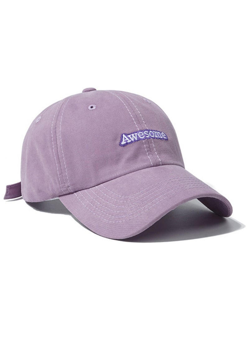 Candy Color Baseball Cap Unisex Spring Summer Sun Protection Pink
