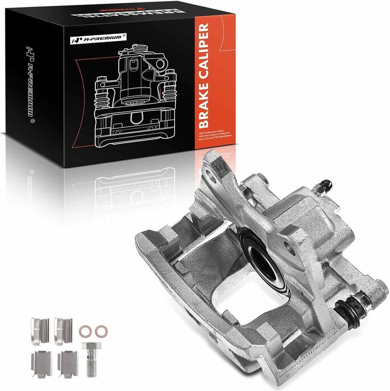 A-Premium Rear Disc Brake Caliper Assembly with Bracket for Dodge and Jeep Models - Image 1