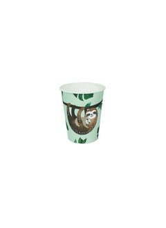 Merrilulu Merrilulu Sloth Party Cups, 12 ct | Paper Cups | Sloth Party Tableware | Tropical Party Cups  - Image 1