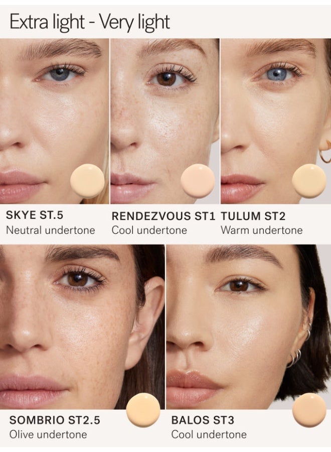 إيليا كريم أساس سيروم سكين تينت للعناية بالبشرة بمعامل حماية Sombrio ST2.5 - SPF40 - Image 5