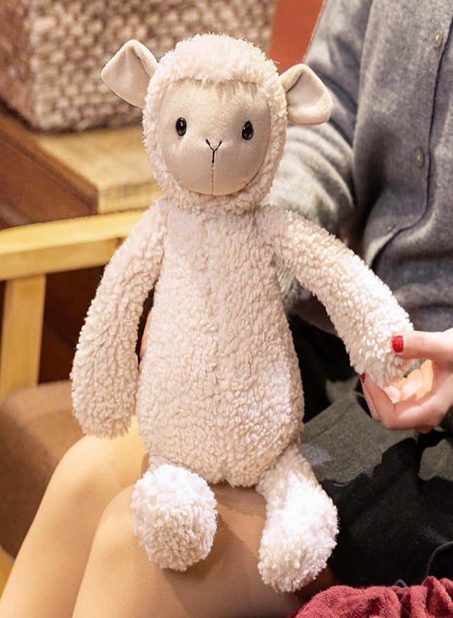 Ditucu Lamb Stuffed Animal 9 inch Cute Realistic Sheep Plush Toys Ultra Soft Plushies Gifts for Kids White - Image 3