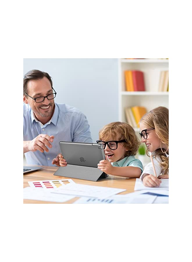 Procases ProCase iPad 10.2 Case 9th Gen 2021/ iPad 8th Gen 2020/ 7th Gen 2019, Slim Stand Hard Back Shell Protective Smart Cover Case for 10.2 Inch iPad 9/8/7 -Grey - Image 5