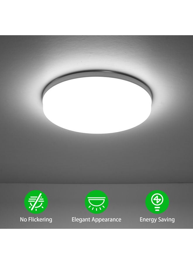 24W Round LED Ceiling Light White  - Image 2