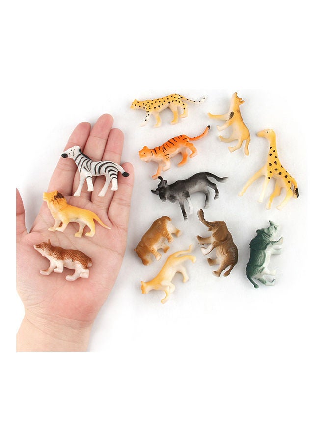 NIBEMINENT 12-Piece Hand Painted Wild Animal Model - Image 5