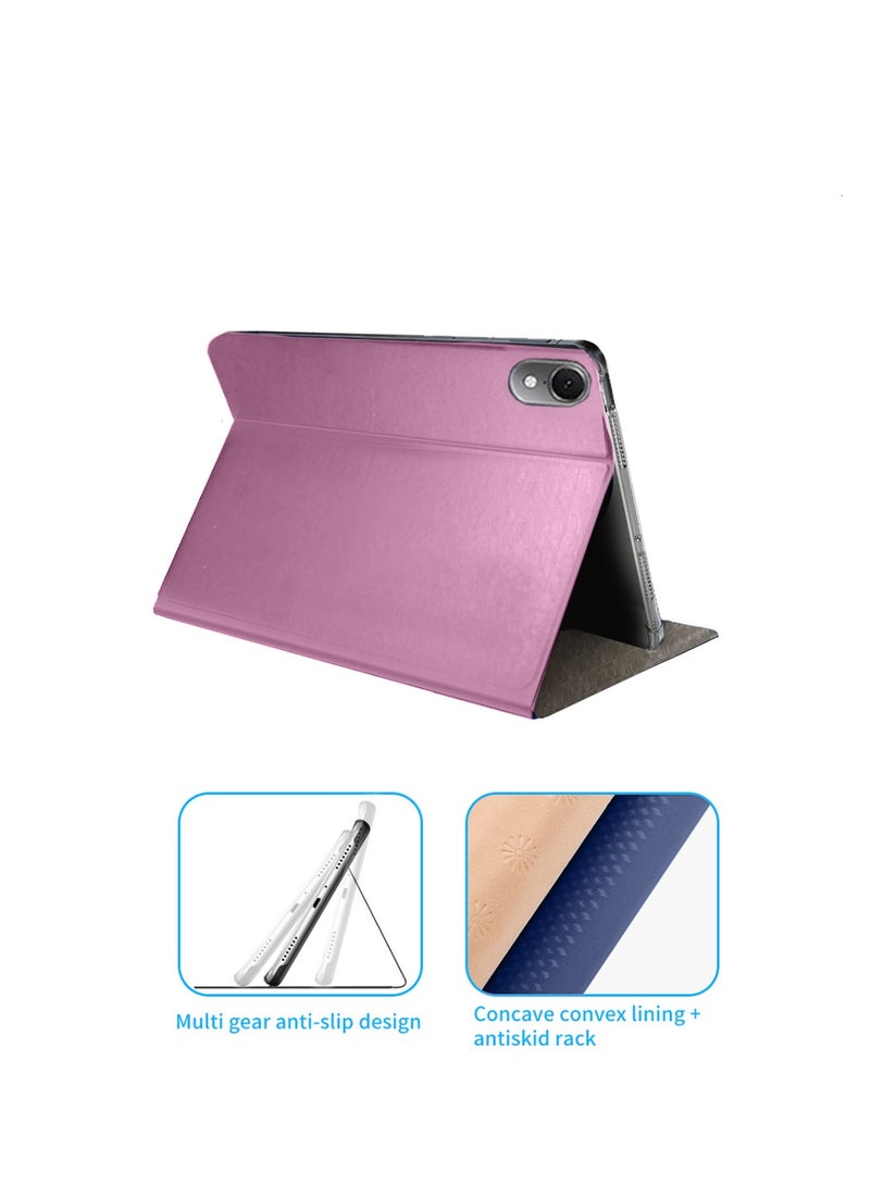 BYTER Honor Pad V9 11.5 Inch 2024 / Huawei MatePad 11.5 S 2024 / Huawei MatePad Air 11.5 Inch 2023 / Huawei MatePad 11.5 Inch 2023 - Classic PU Leather Trifold Stand Flip Case Cover (TCFPSR) - Light Pink - Image 5