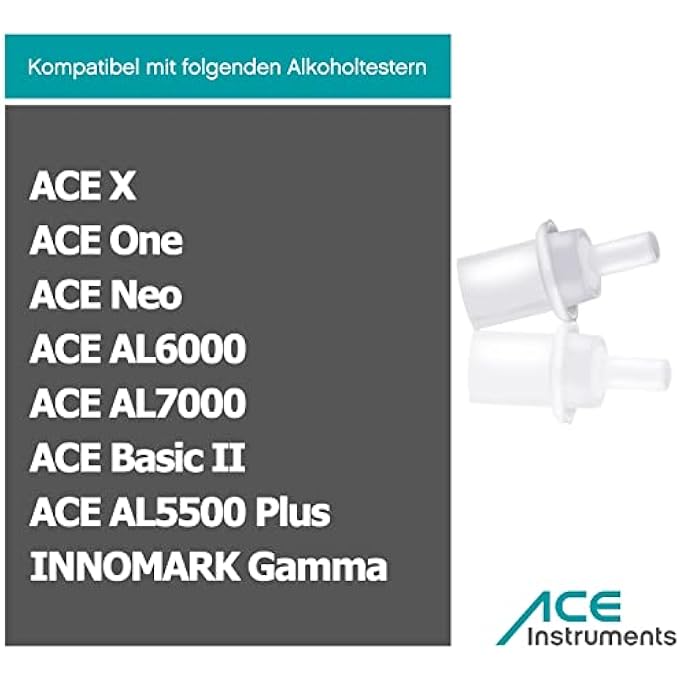 rayihni Hygienic mouthpiece for breathalyzer 25 pieces with rebound breather - Image 2