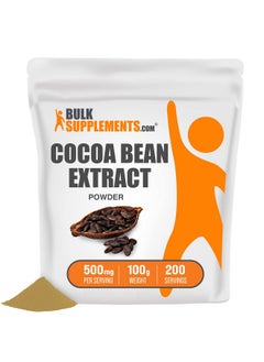 BULKSUPPLEMENTS.COM Cocoa Extract Powder Circulation Supplements Flavonoids Supplements Sugar Free Cocoa Powder Polyphenols Supplement Cocoa Powder (100 Grams 3.5 Oz)  - Image 1
