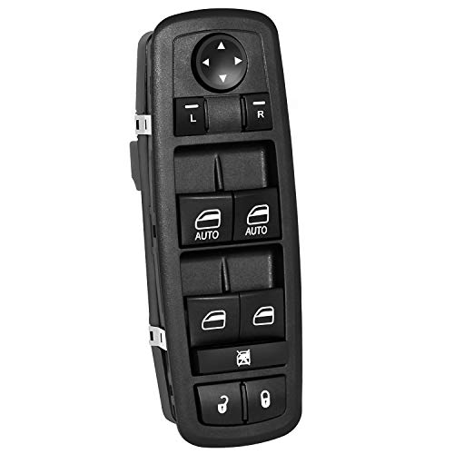 Ameetaa Front Driver Side Power Master Control Window Switch Compatible for 20092012 Dodge Ram 1500 2500 3500 OE Replace 4602863AD 4602863AB 4602863AC 901473 - Image 1