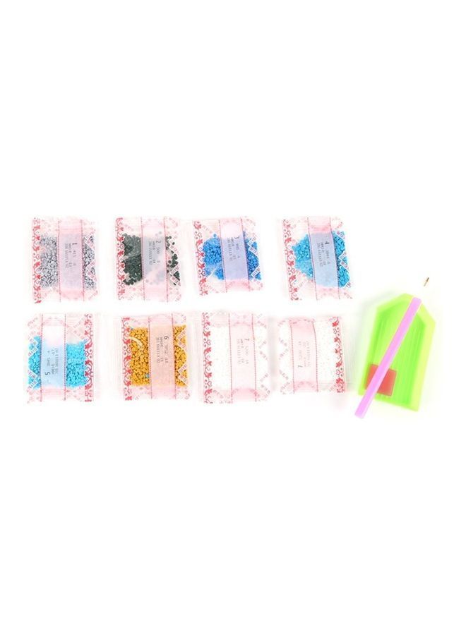 NIBEMINENT 4-Piece 5D DIY Diamond Painting Kit Multicolour - Image 5