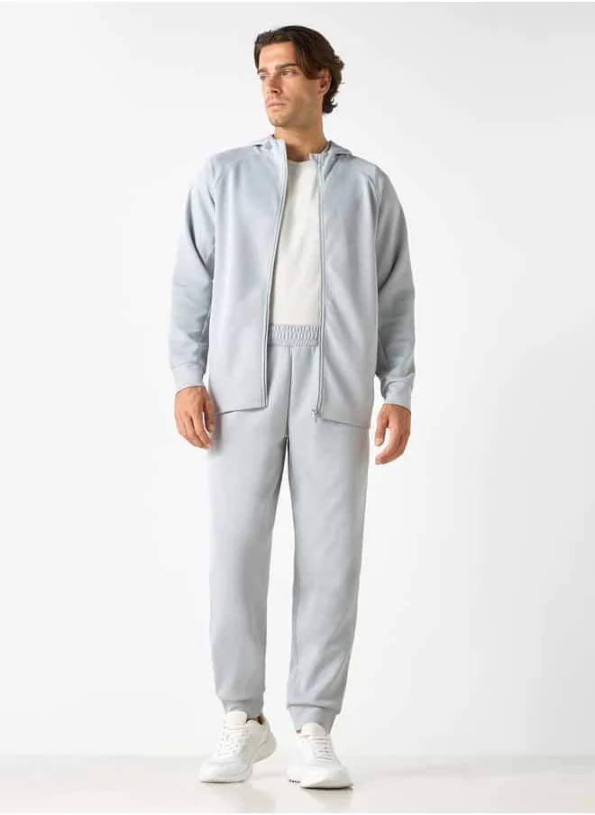 ادوت Panelled Joggers with Pockets and Elasticated Waistband