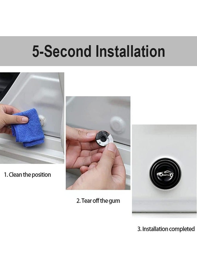 30 PCS Car Door Shock Absorber Gaskets, Anti-Collision Door Protector, Bumper Cushion with Soundproof, Universal Fit for All Cars, Durable Silica Gel Car Accessories - Image 5