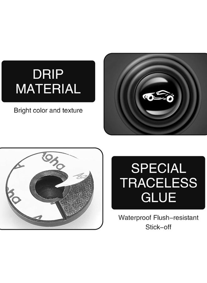 30 PCS Car Door Shock Absorber Gaskets, Anti-Collision Door Protector, Bumper Cushion with Soundproof, Universal Fit for All Cars, Durable Silica Gel Car Accessories - Image 2