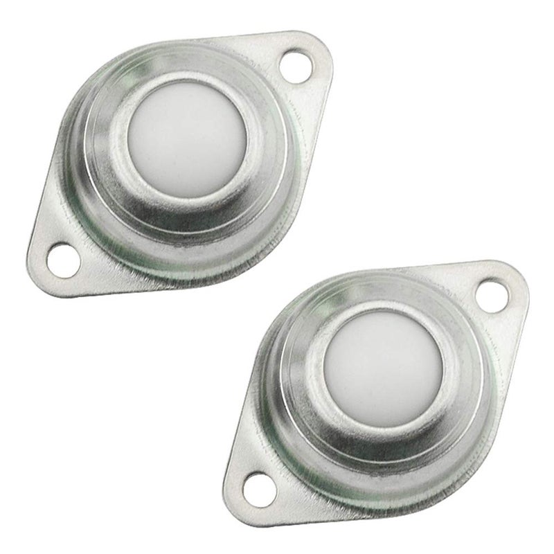 TOVOT Flange Mounted 5/8“ Ball Transfer CY-15A Roller Bearing, Nylon Bearing Table Conveyor Roller Ball, Two Hole Mounted, Load 44lbs(Pack of 4) - Image 4