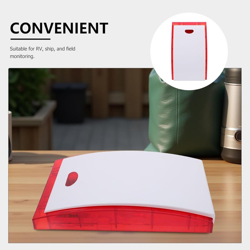 Outdoor Waterproof 12v Security Siren Alarm with Sound and Light Warning, Anti-Theft Horn Alarm System for Home Office Warehouse Protection - Image 3