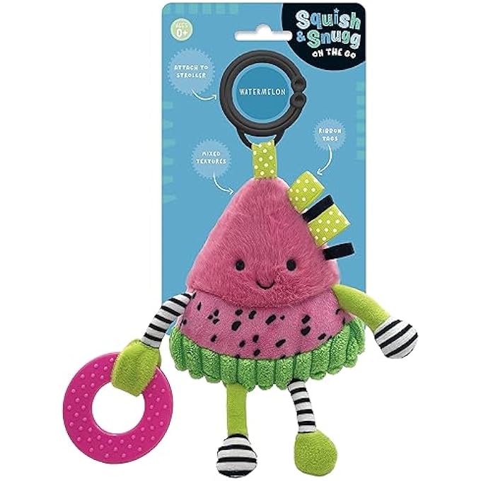Make Believe Ideas Squish and Snugg on the Go Watermelon - Image 1