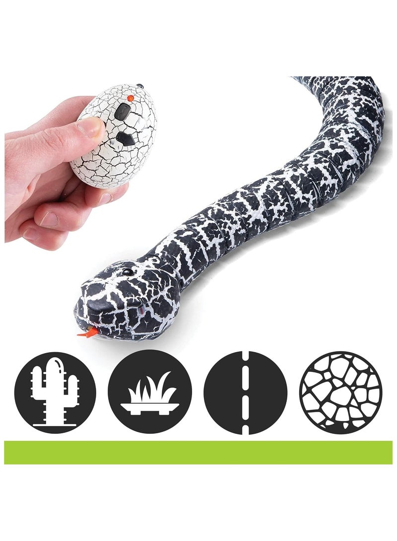 Remote Control Rattle Snake - Realistic Robot Snake Toy with Infrared Receiver - Rc Animal Prank Toy Perfect for Kids Ages 4 Up or for Adult Pranks - Makes a Great Gift - Image 5
