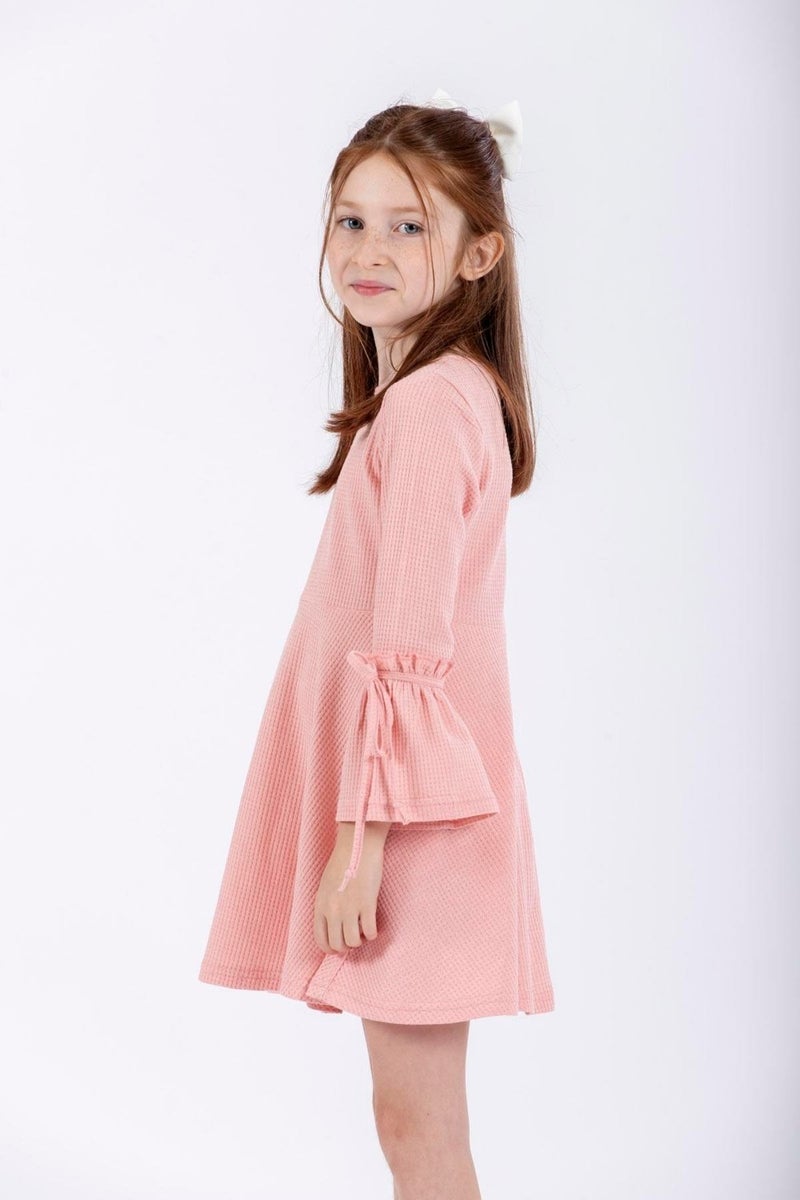 Zepkids Ribbed Fit-and-Flare Dress  - Image 3