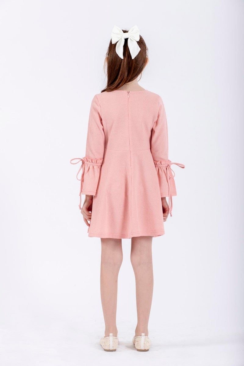 Zepkids Ribbed Fit-and-Flare Dress  - Image 5