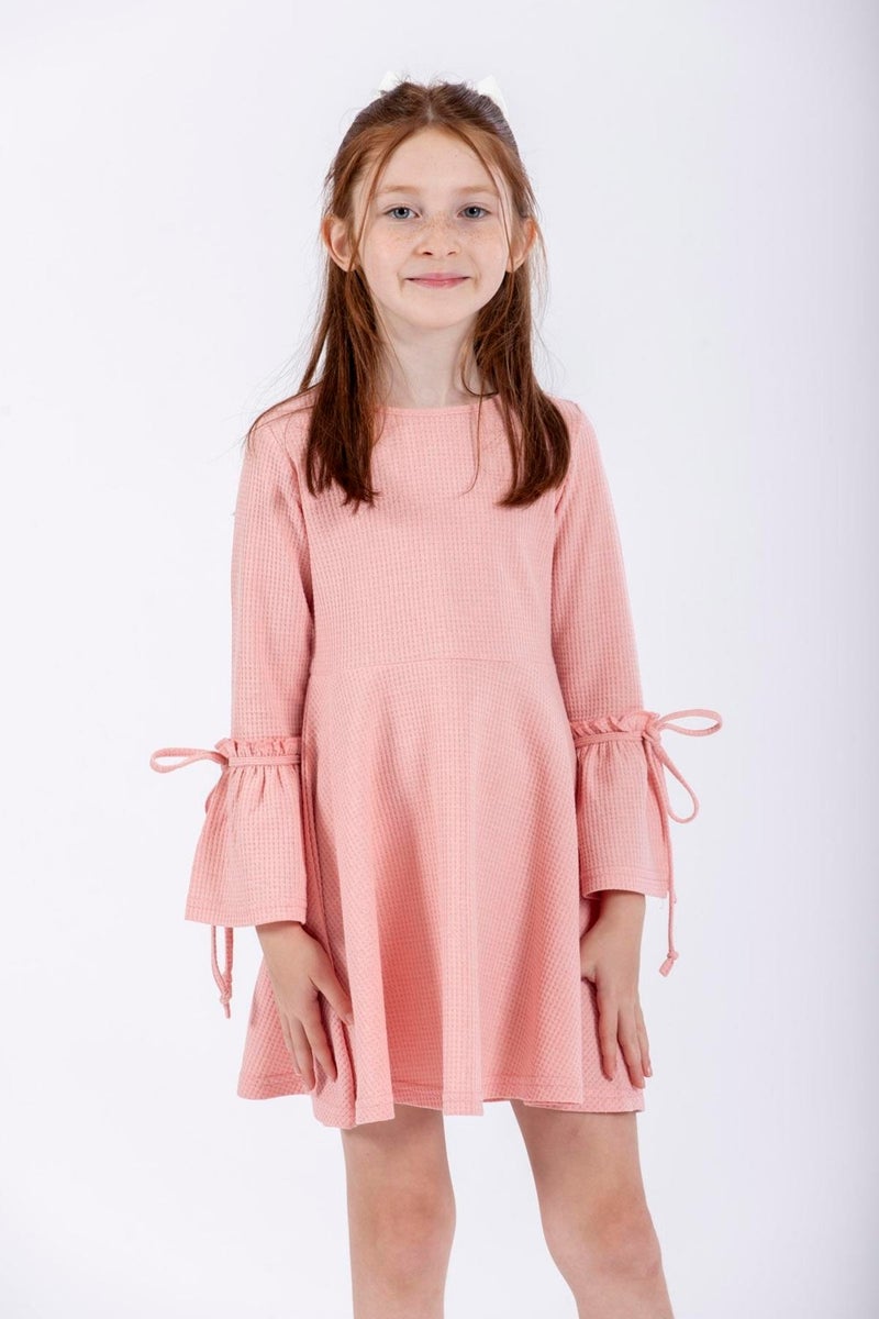 Zepkids Ribbed Fit-and-Flare Dress  - Image 2