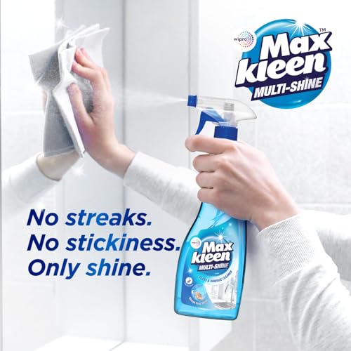 Maxkleen 500 ml (Pack of 3) Multi Shine Glass and Surface Cleaner Liquid Spray |Purpose Glass Cleaner for Mirrors, Windshield and Home Surfaces | Multi Surface Cleaner - Image 4