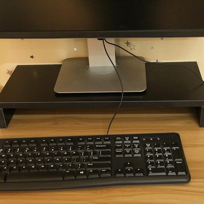 FILFEEL ABS حامل شاشة خشبي متعدد الوظائف حامل عرض لجهاز الكمبيوتر التلفزيون رف مضغوط - Image 3