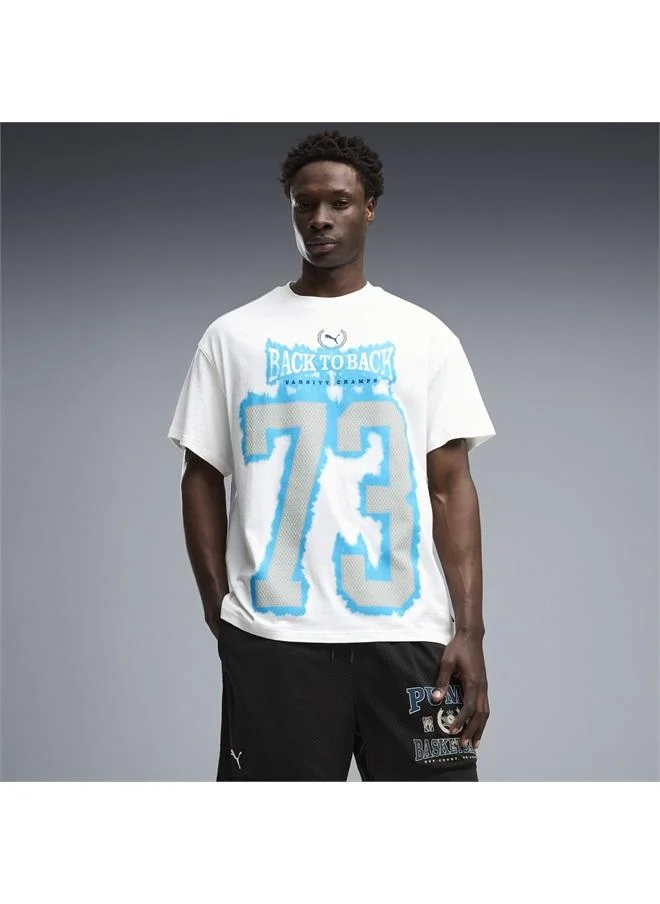 Back To Hoops Oversized Tee Men