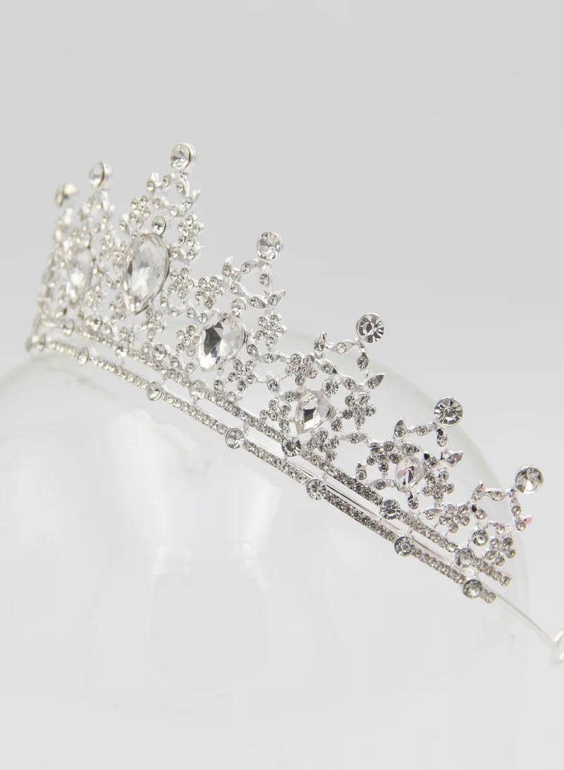 D'Daniela Ddaniela Angelika Collection Faux white stones Crown Tiara