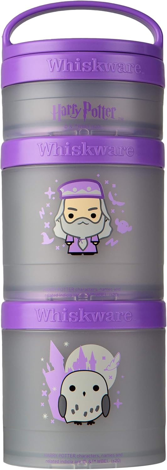 Whiskware Harry Potter Stackable Snack Pack Dumbledore and Hedwig - Image 1