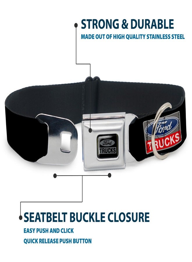 Buckle Down Buckle-Down Dog Collar Seatbelt Buckle Ford Trucks Logo Repeat 15 to 26 Inches 1.0 Inch Wide - Image 4