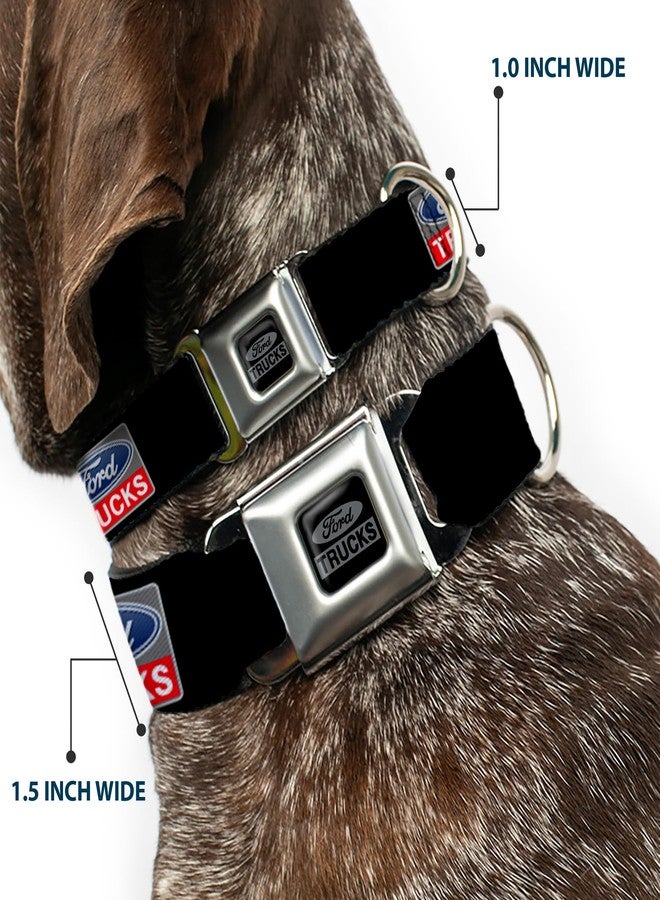 Buckle Down Buckle-Down Dog Collar Seatbelt Buckle Ford Trucks Logo Repeat 15 to 26 Inches 1.0 Inch Wide - Image 2