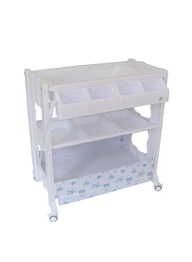 TheKiddoz Changing Table With Bathtub - Animal Design