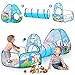 PigPigPen 3 in 1 Kids Play Tent with Tunnel and Ball Pit for Boys Girls Toddler Pop Up Playhouse Toy for Indoor Outdoor Jungle 3pc Play Tent - Image 2
