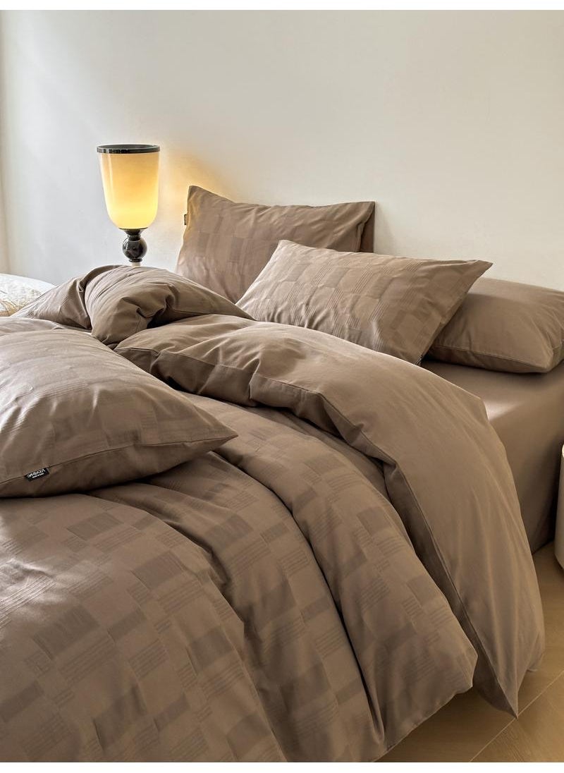 Generic 4-Piece Cotton Comfortable Set Bed Sheet Set Gift Birthday Gift Moving Gift  - Image 1