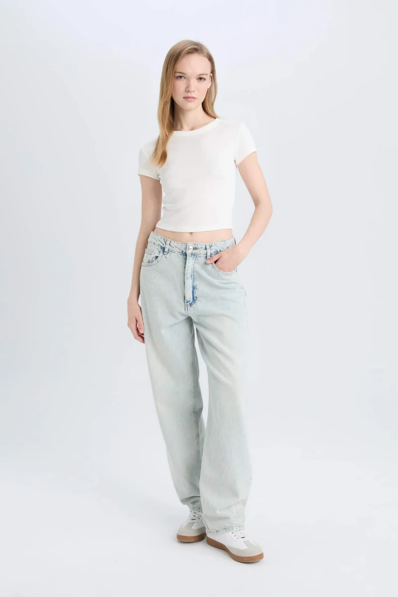 ديفاكتو Slim Fit Camisole Short Sleeve T-Shirt