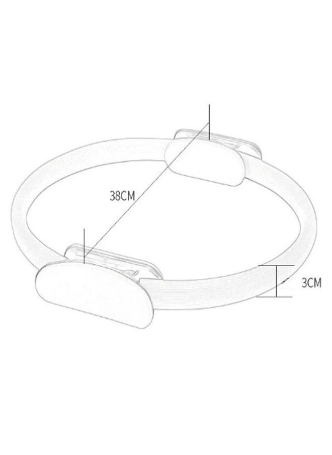 ZCM-HAPPY Pilates Fitness Circle Ring 38X38cm  - Image 3
