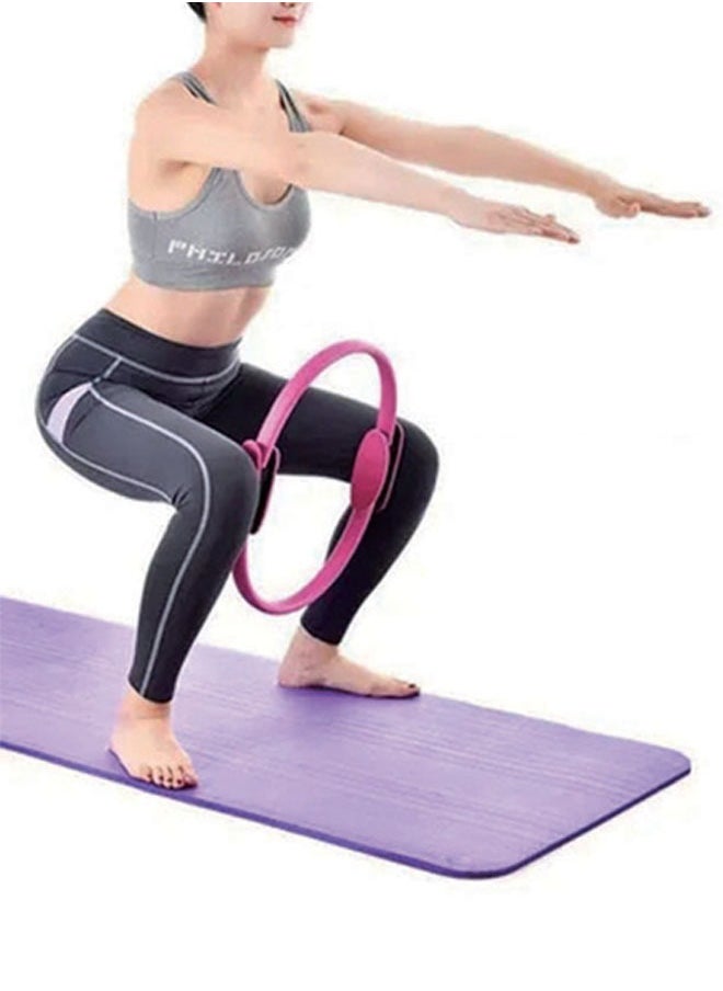 ZCM-HAPPY Pilates Fitness Circle Ring 38X38cm  - Image 5