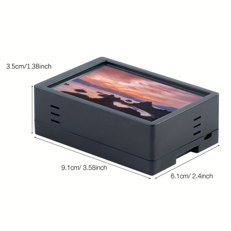 1 Set 3.5 Inch LCD Touch Screen ILI9486 480x320 SPI TFT Display With ABS Protective Case Shell Compatible With Raspberry Pi 4B - Image 2