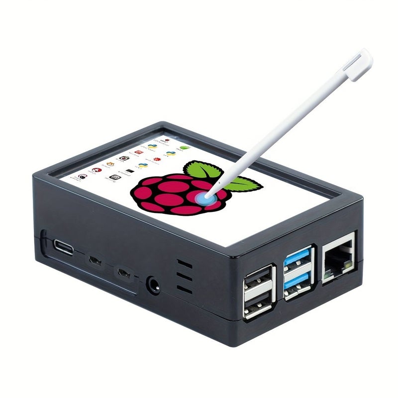 1 Set 3.5 Inch LCD Touch Screen ILI9486 480x320 SPI TFT Display With ABS Protective Case Shell Compatible With Raspberry Pi 4B - Image 1