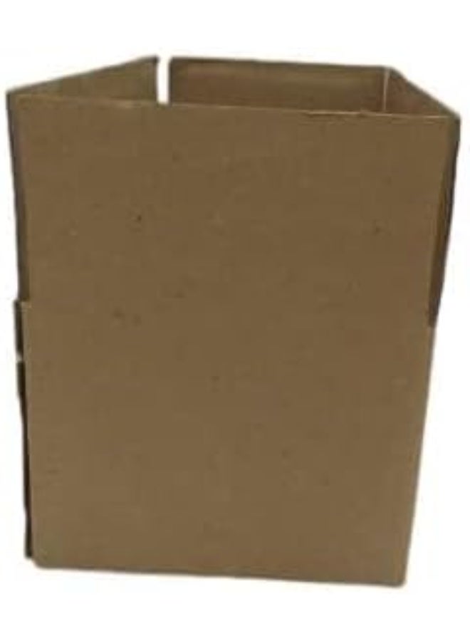 صندوق من الورق المقوى المموج عالي الجودة ومتين مكون من 3 طبقات - مثالي لتعبئة وشحن وتخزين البضائع الصغيرة - 30 سم × 10 سم × 12 سم (20) - Image 3