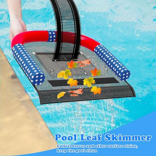 Poolvio Animal Saving Escape Ramp with Pool Surface Skimmer Catcher, Floating Ramp Rescues, Pond & Pool Critter Escape Ramp Saving Frogs, Toads Animal Mice, Birds - Image 3