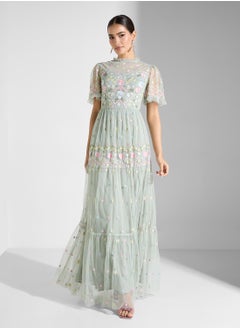 Embroidered High Neck Maxi Dress - pzsku/ZE3F3BABB1A1D8A51C844Z/45/_/1741167965/89e3bb57-1dd6-4872-a57c-7cb1b9617e5b