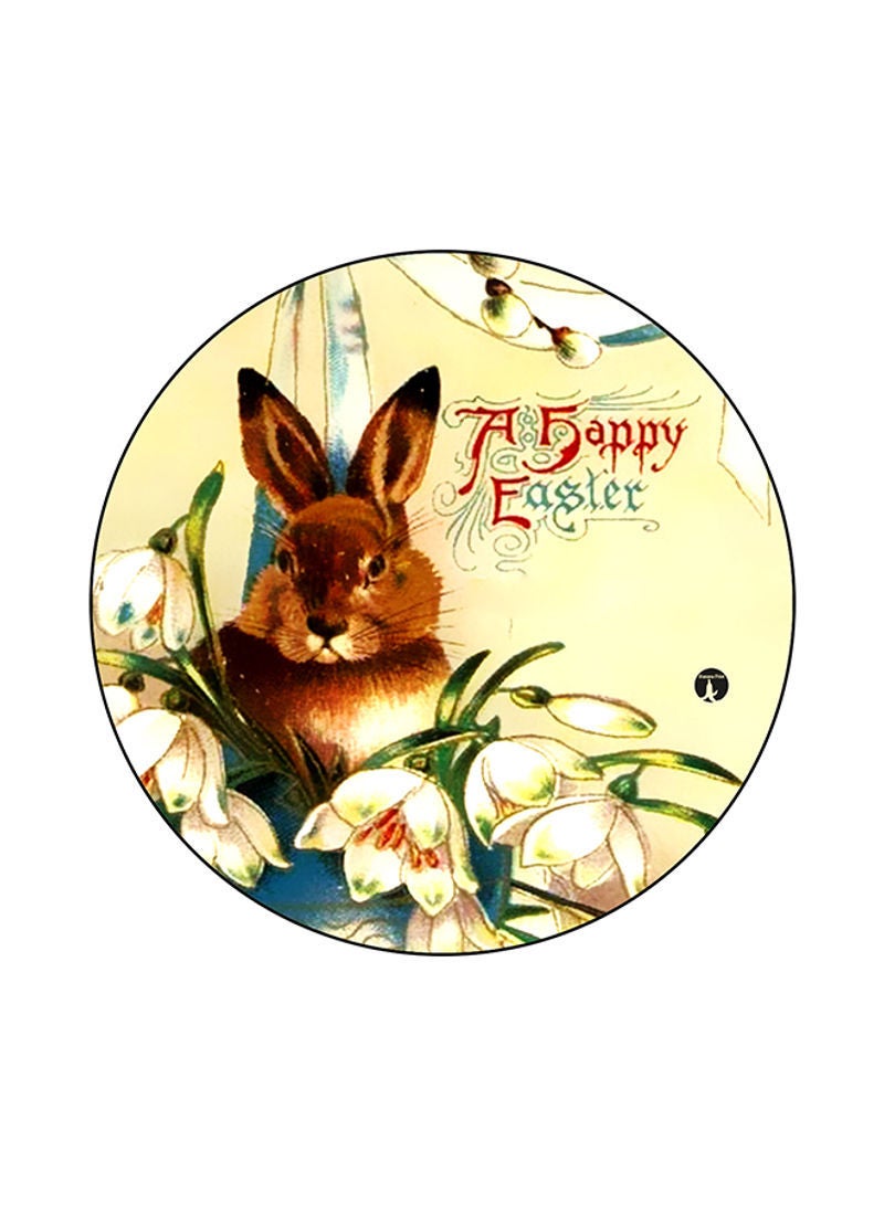 Rabbit Printed Mouse Pad Multicolour