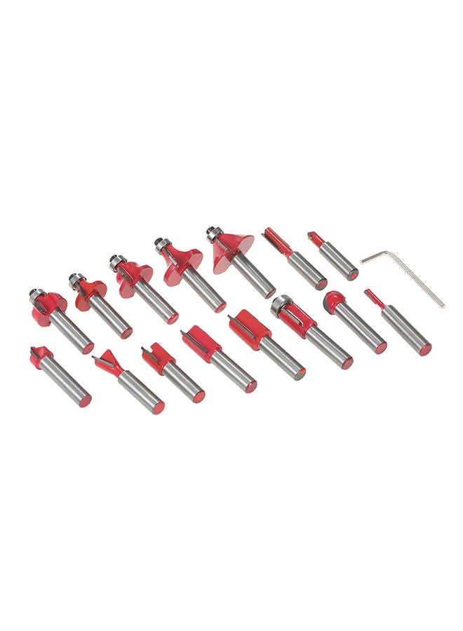 NIBEMINENT 15PCS Milling Cutter Bit Kit 1/4 Shank Multicolor 17.50X5.00X13.50cm - Image 5